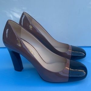 EUC! Prada Classic Two-Tone Pump 37.5